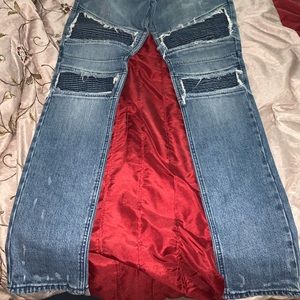 Authentic Pacsun Stacked Biker Jeans Size 34x32